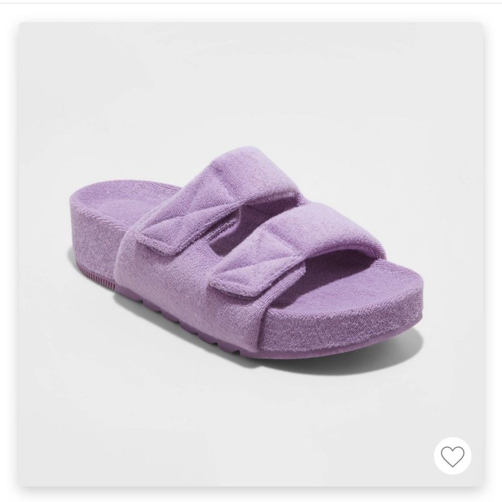 Platform Slide Sandals Size 6